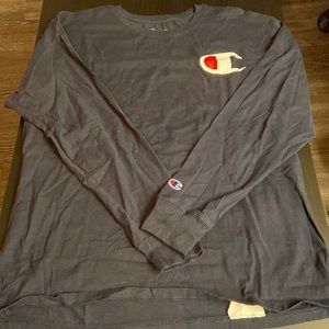 Men’s Champion Athletic Wear, Long Sleeve Tee Used Large